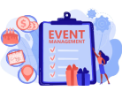 Event planning dashboard in Event Boss catering and venue management software